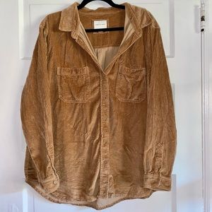 American Eagle Corduroy Button Down Shirt